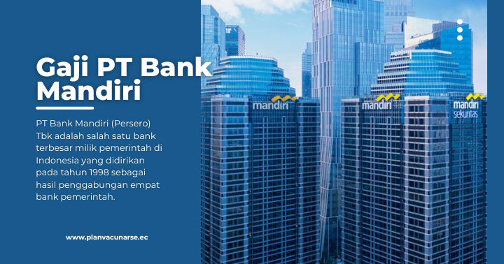 gaji pt bank mandiri